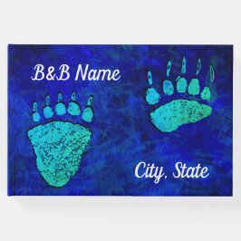 Blauw Groen Beer Paws - Gastenboek