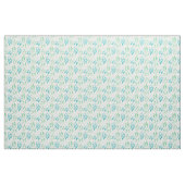 Blauw groen blad stof (Yard (91,4 cm))