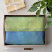Blauw groen bladerend papier (Geschenk)