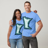 Blauw Groen Blauwgroen Minnesota T-shirt (Unisex)
