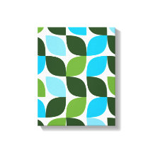 Blauw, groen, cool, trendy, moderne abstracte natu