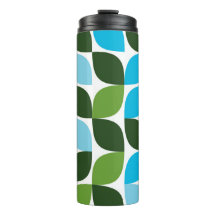 Blauw, groen, cool, trendy, moderne abstracte natu