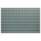 Blauw / Groen / Cream Trees & Mountains Stof (Yard (91,4 cm))