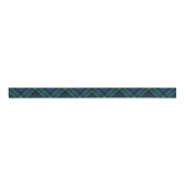 Blauw Groen Diagonaal Plaid 1.5 Inch Grosgrain Lint (Voorkant)