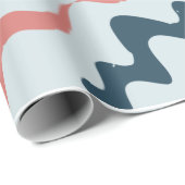 Blauw Groen Draaiend Inpakpapier (Rol Hoek)