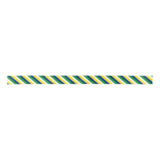 Blauw, groen en geel lint (Voorkant)