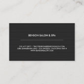 Blauw Groen en Goud Spat Loyalty Card (Achterkant)