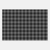 Blauw groen en grijs buffel inpakpapier vel (Voorkant 3)