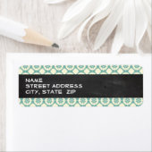 Blauw-groen en kalkzandsteen; karton etiket (Insitu)