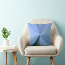 Blauw Groen en Lavendel Whimsical Abstract Bloemmo