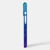 Blauw groen en Paars ruimtepatroon, aangepast Case-Mate iPhone Case (Achterkant / Links)