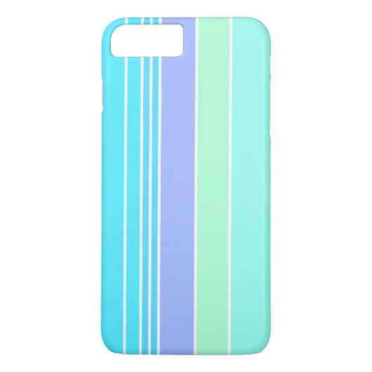 Blauw Groen en Paarse Strepen Case-Mate iPhone Case (Achterkant)