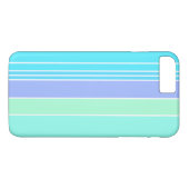 Blauw Groen en Paarse Strepen Case-Mate iPhone Case (Achterkant (Horizontaal))