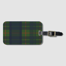 Blauw groen en rood tartan