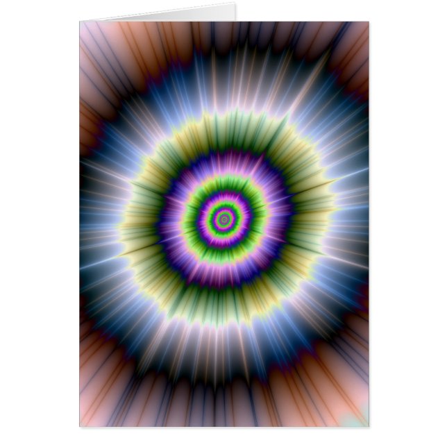 Blauw groen en roze exploderen (Voorkant)