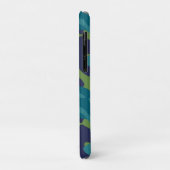 Blauw Groen en Teal Camo Abstract Case-Mate iPhone Case (Achterkant/links)