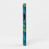 Blauw Groen en Teal Camo Abstract Case-Mate iPhone Case (Achterkant/rechts)
