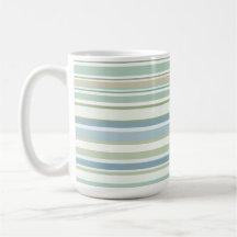 Blauw groen en witte strepen