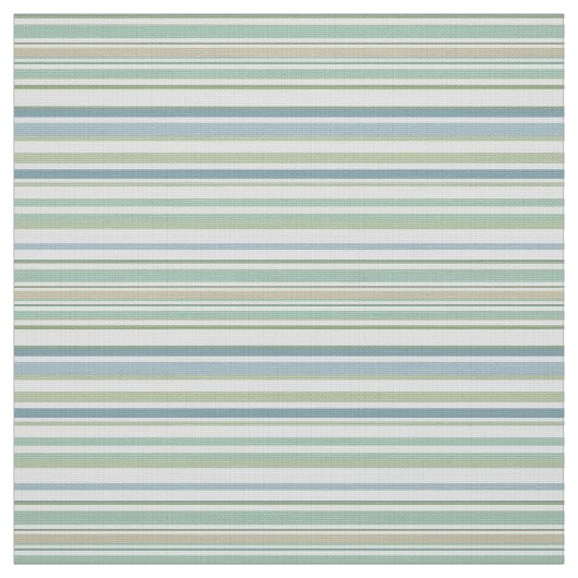 Blauw groen en witte strepen stof (Swatch)