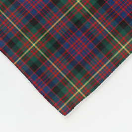 Blauw, Groen en Zwart Carnegie Clan Tartan Fleece Deken