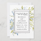 Blauw-groen-Floral-groen-FOTO-Inspirerend Save The Date (Achterkant)