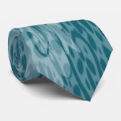 Blauw Groen Funky Fun Stropdas (Opgerold)