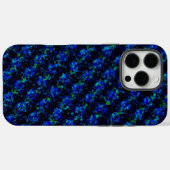 Blauw groen gebroken glazen patroon Case-Mate iPhone case (Achterkant (horizontaal))