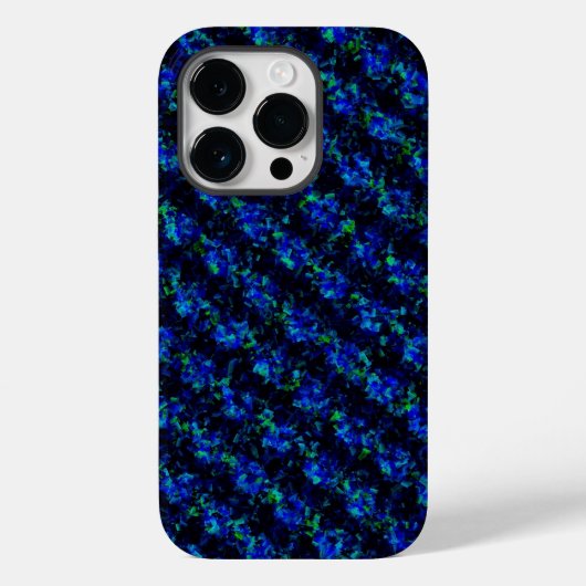Blauw groen gebroken glazen patroon Case-Mate iPhone case (Achterkant)