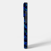 Blauw groen gebroken glazen patroon Case-Mate iPhone case (Achterkant / Links)