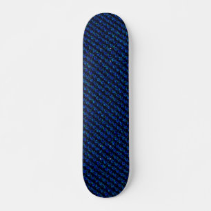 Blauw groen gebroken glazen patroon skateboard