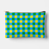 Blauw Groen Geel Check Plaid Pattern Design Etui (Voorkant)