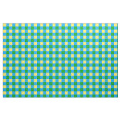 Blauw Groen Geel Check Plaid Pattern Design Stof (Fat Quarter)