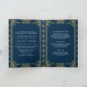 Blauw Groen Geel Ikat All in One Sikh Wedding (Binnen)