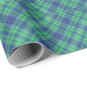 Blauw groen geplakt patroondepot cadeaupapier (Rol Hoek)