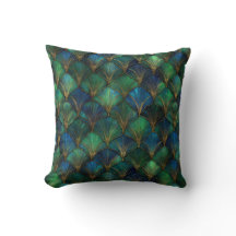 Blauw Groen Goud Art Deco Geometrisch Ontwerp