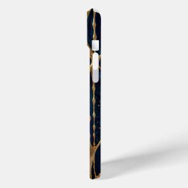 Blauw, groen, goud iPhone 15 mini hoesje