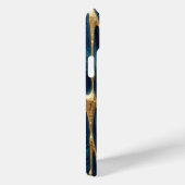 Blauw, groen, goud Case-Mate iPhone case (Achterkant / Rechts)