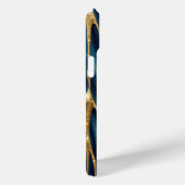 Blauw, groen, goud Case-Mate iPhone case (Achterkant / Rechts)