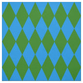 Blauw Groen Harlekijn Geruit Ontwerp Stof (Swatch)