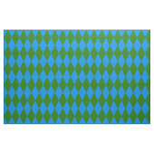 Blauw Groen Harlekijn Geruit Ontwerp Stof (Fat Quarter)