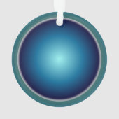  blauw/groen > kerstversiering ornament (achterkant)