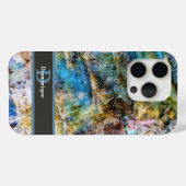 Blauw Groen Labradorite Edelsteen Case-Mate iPhone Case (Achterkant (horizontaal))