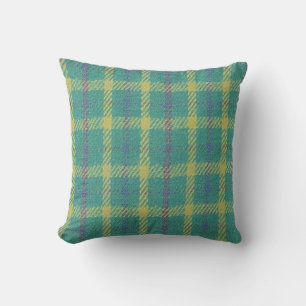 Blauw groen land Play Kussen