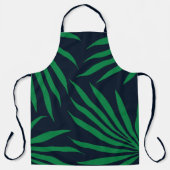 blauw groen lef tribaal patroon Afrika Schort (Voorkant)