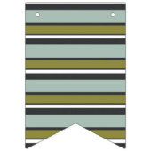 Blauw, groen, Linen Grey Birthday Vlaggetjes (Eerste vlag)