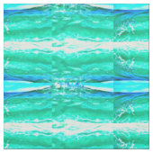 blauw/groen mauïdegolfpatroon stof (Swatch)