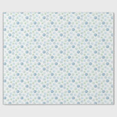 Blauw Groen Onder de Zeeen Waterverf Bubbels Cadeaupapier (Vlak)