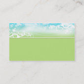 Blauw/Groen Ontworpen de Visitekaartjes van het On (Achterkant)