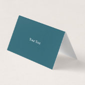 Blauw/Groen op Wit Bedrijfsontwerp Visitekaartje (Achterkant)