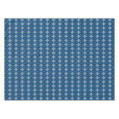 Blauw groen ovaal ontwerp tafelkleed (Voorkant (Horizontaal))